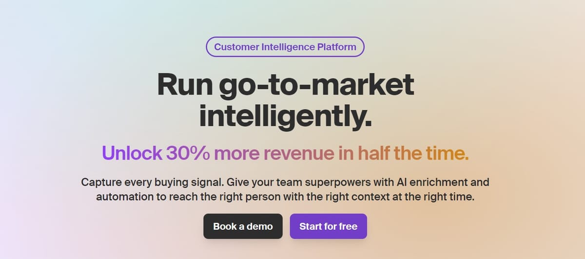 Run go-to-market intelligently