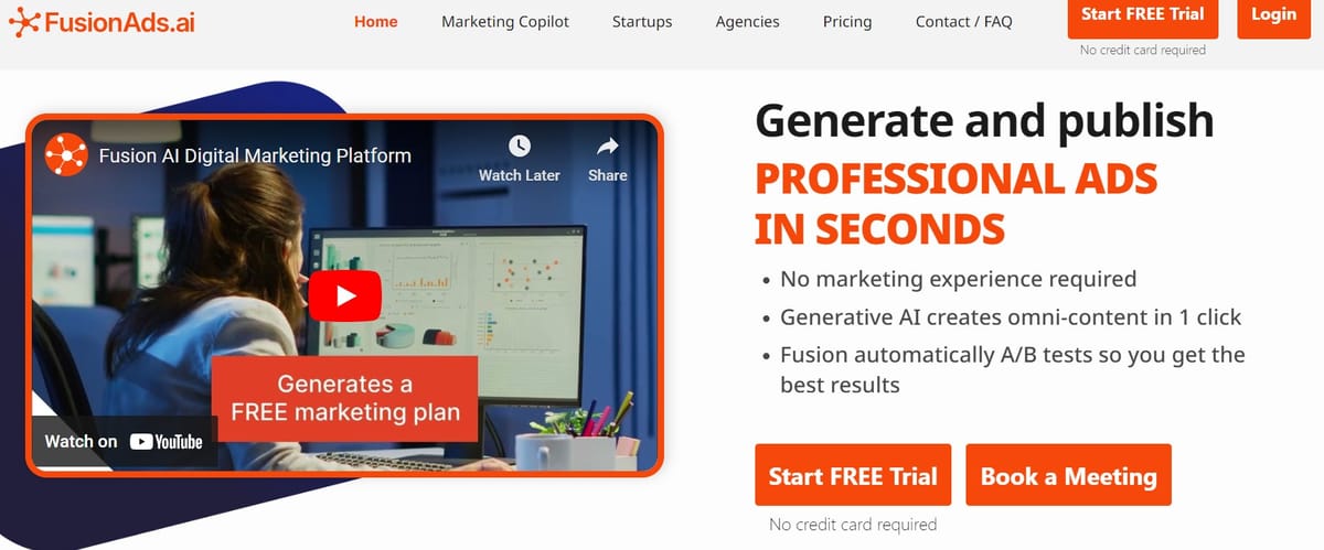 Generate and Publish Professional Ads in Seconds