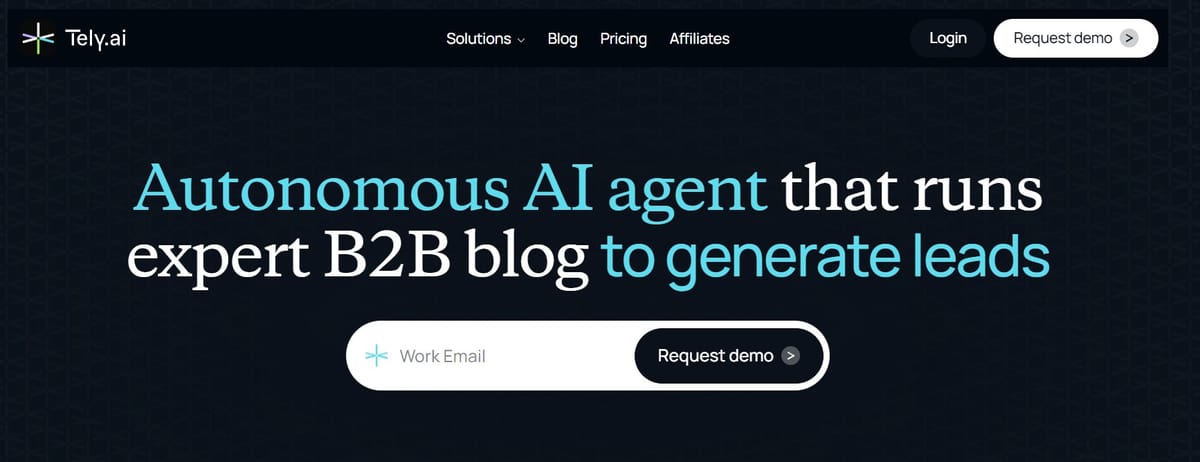 AI agent that runs expert B2B blog to generate leads