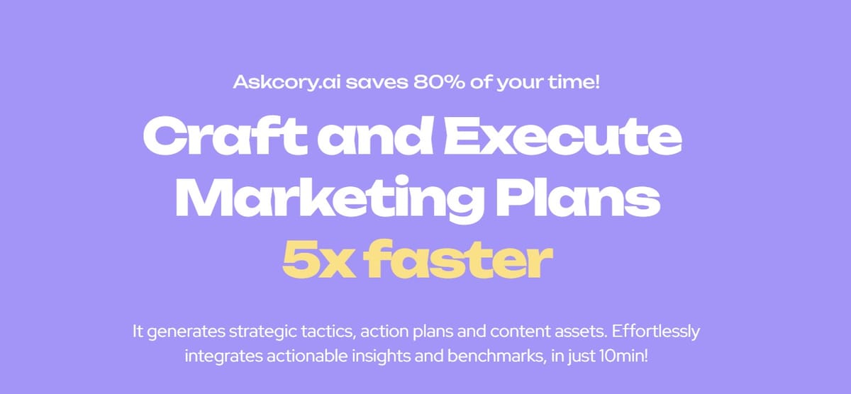 Craft and Execute  Marketing Plans 5x faster