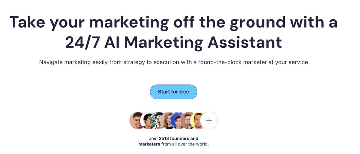 Take your marketing off the ground with a 24/7 AI Marketing Assistant