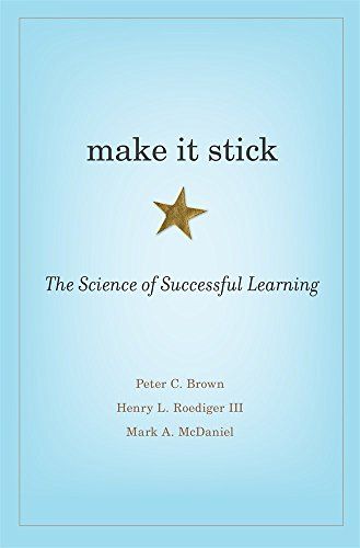 Make It Stick: The Science of Successful Learning  – Peter C. Brown