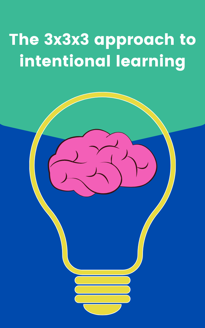 The 3x3x3 approach to intentional learning