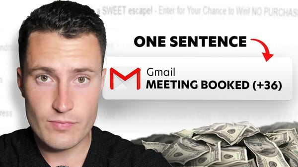 The one sentence cold email that generated $100,000+ in deals