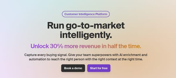 Run go-to-market intelligently