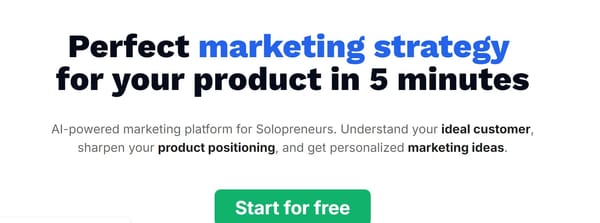 Perfect marketing strategy  for your product in 5 minutes