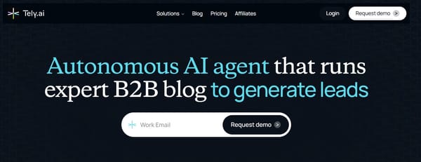 AI agent that runs expert B2B blog to generate leads